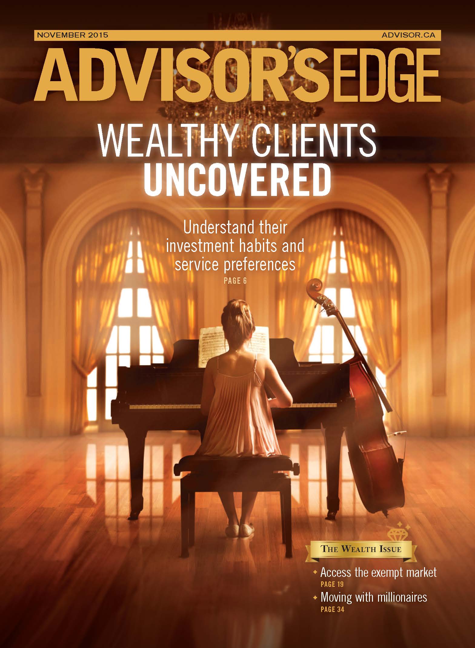 Advisor&rsquo;s Edge – 1 novembre 2015
