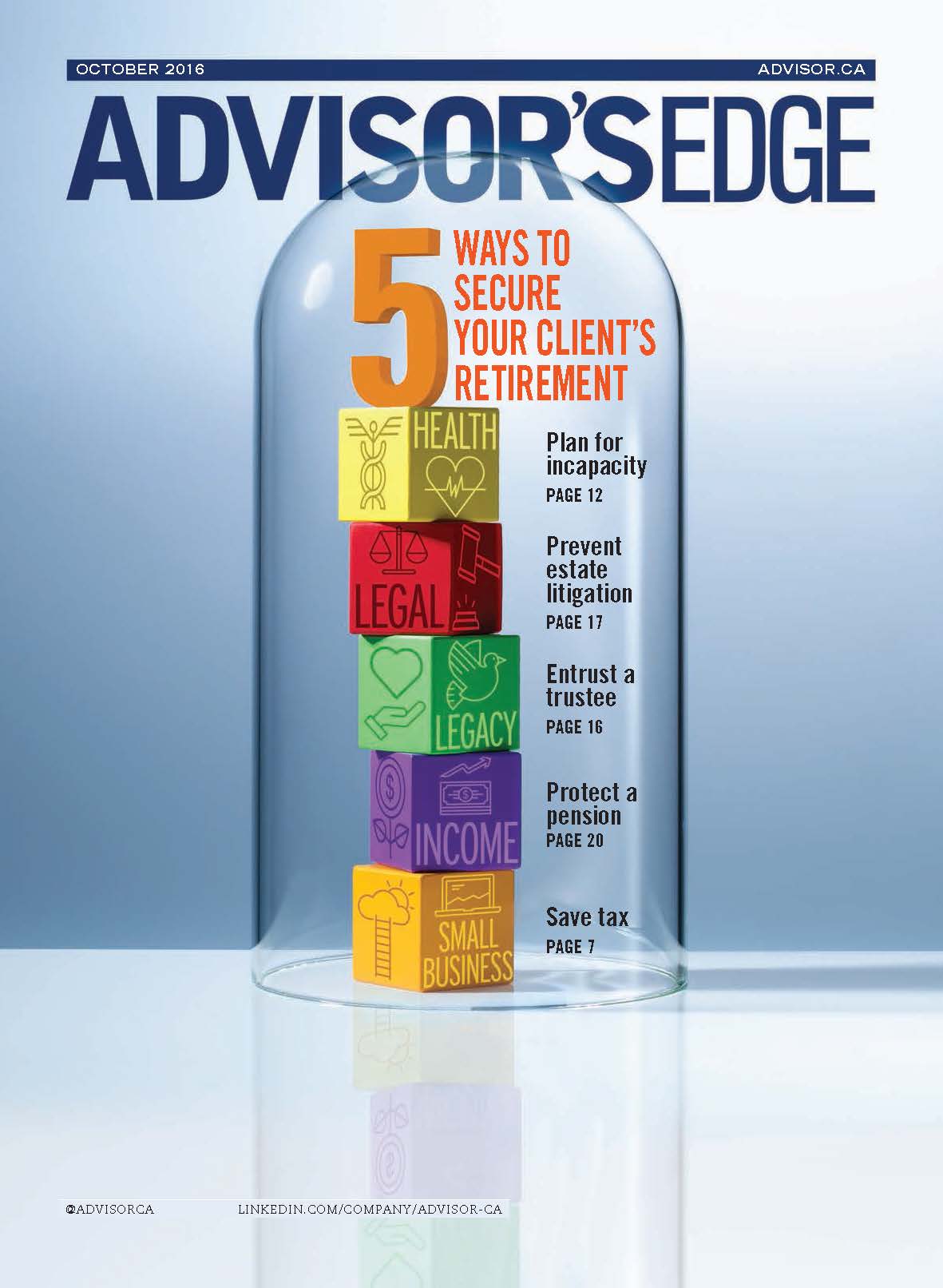 Advisor&rsquo;s Edge – 1 octobre 2016