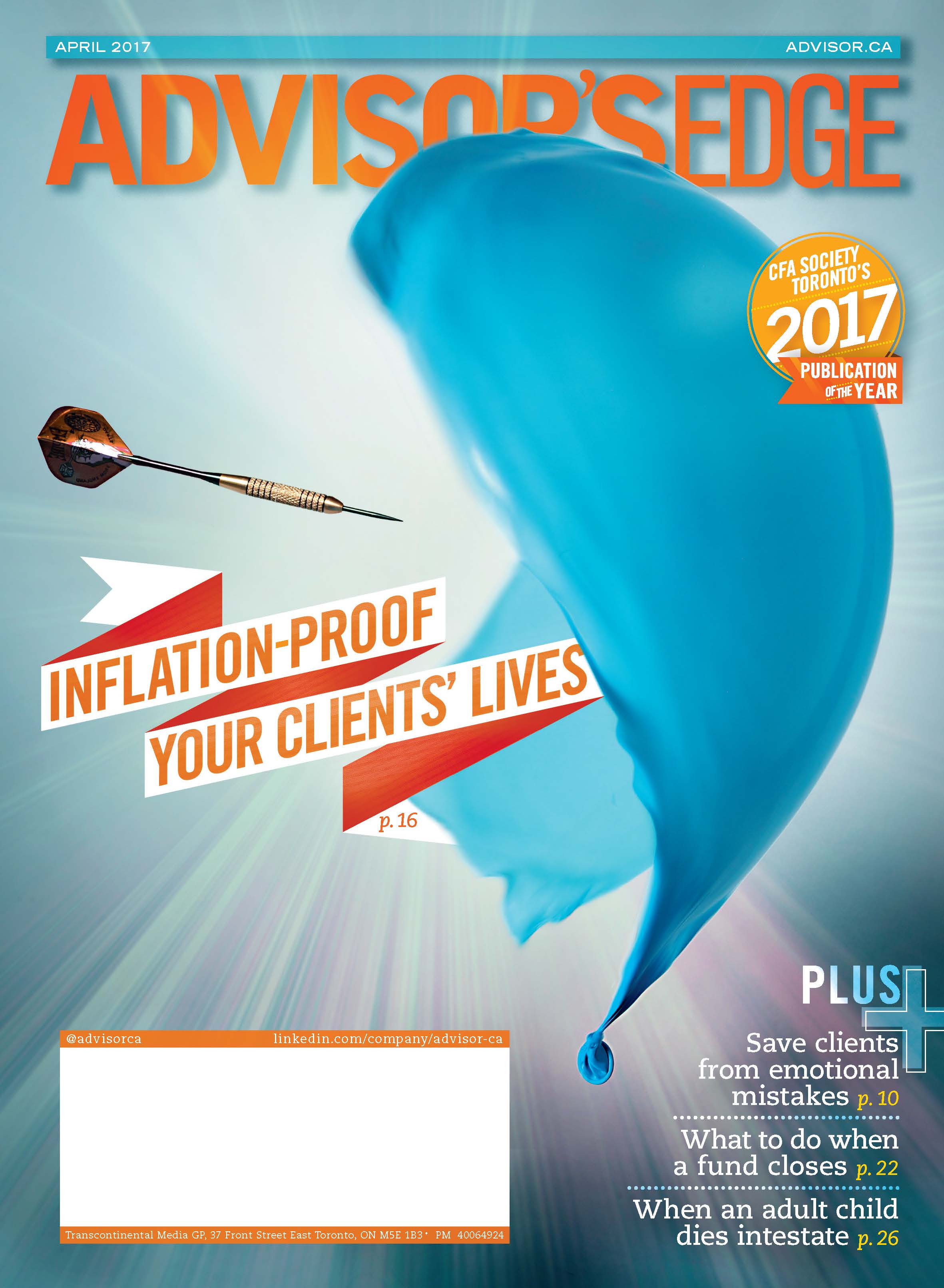 Advisor&rsquo;s Edge – 1 avril 2017