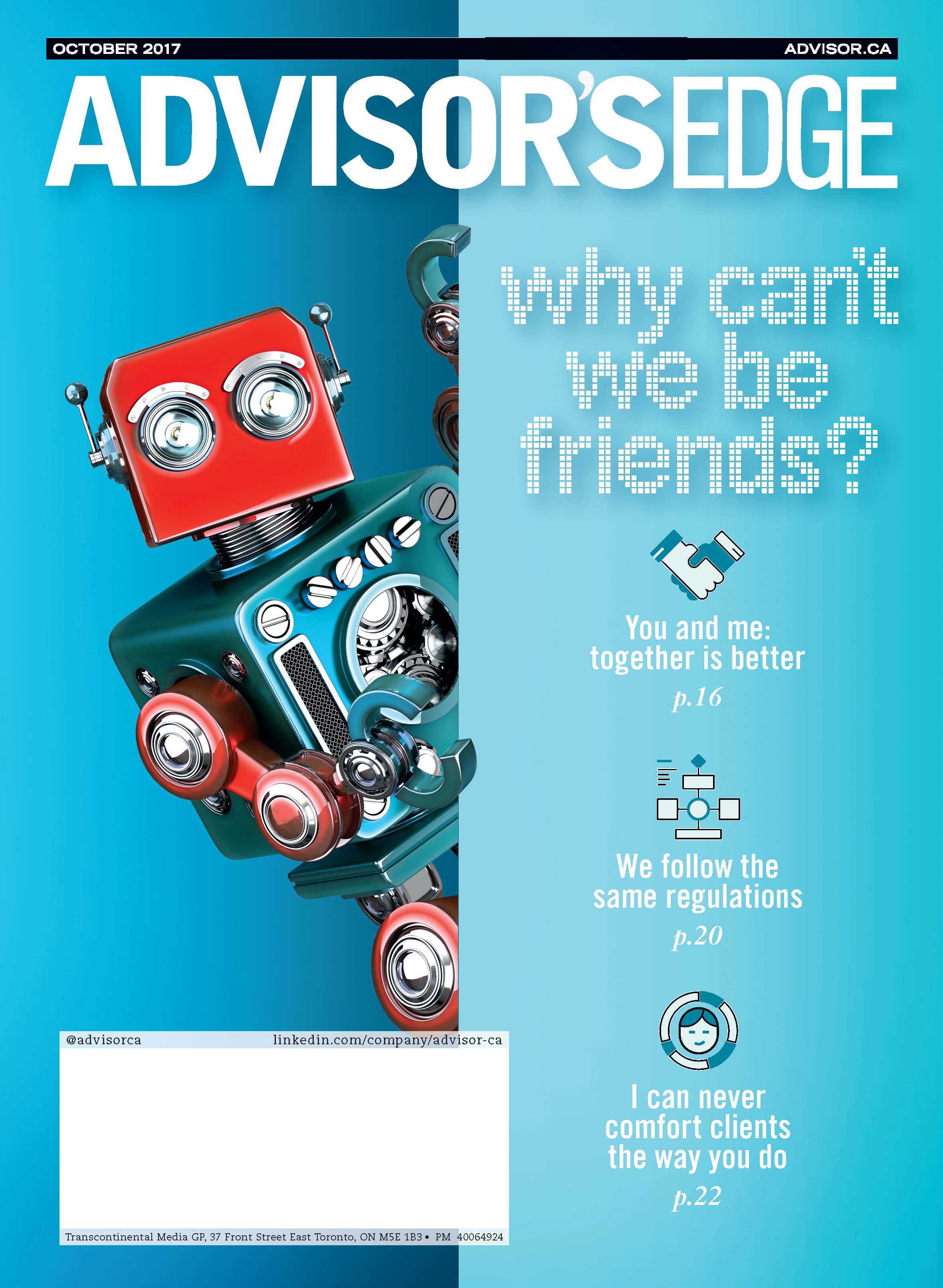 Advisor&rsquo;s Edge – 1 octobre 2017