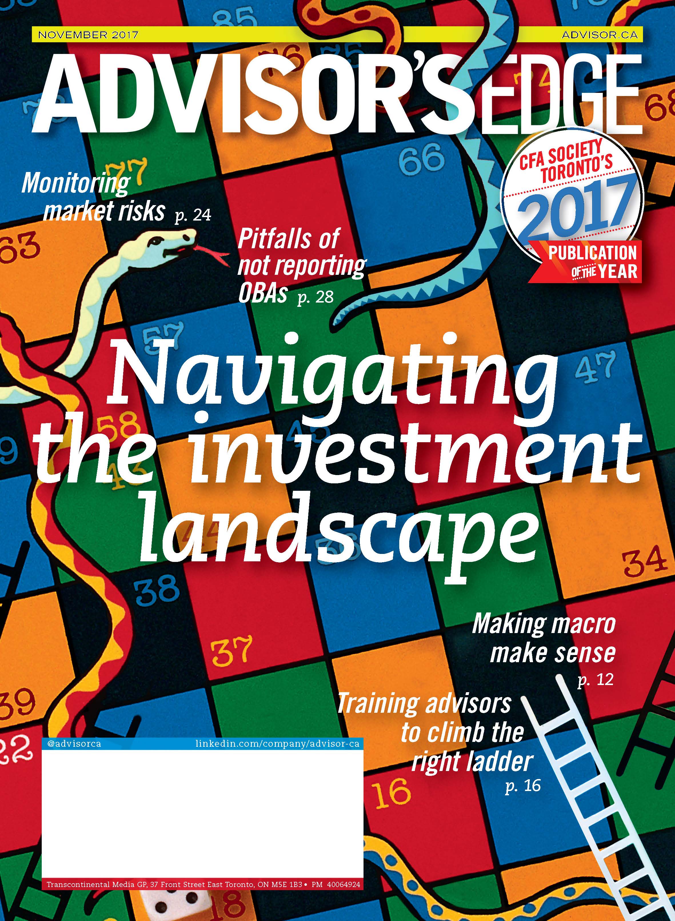 Advisor&rsquo;s Edge – 1 novembre 2017