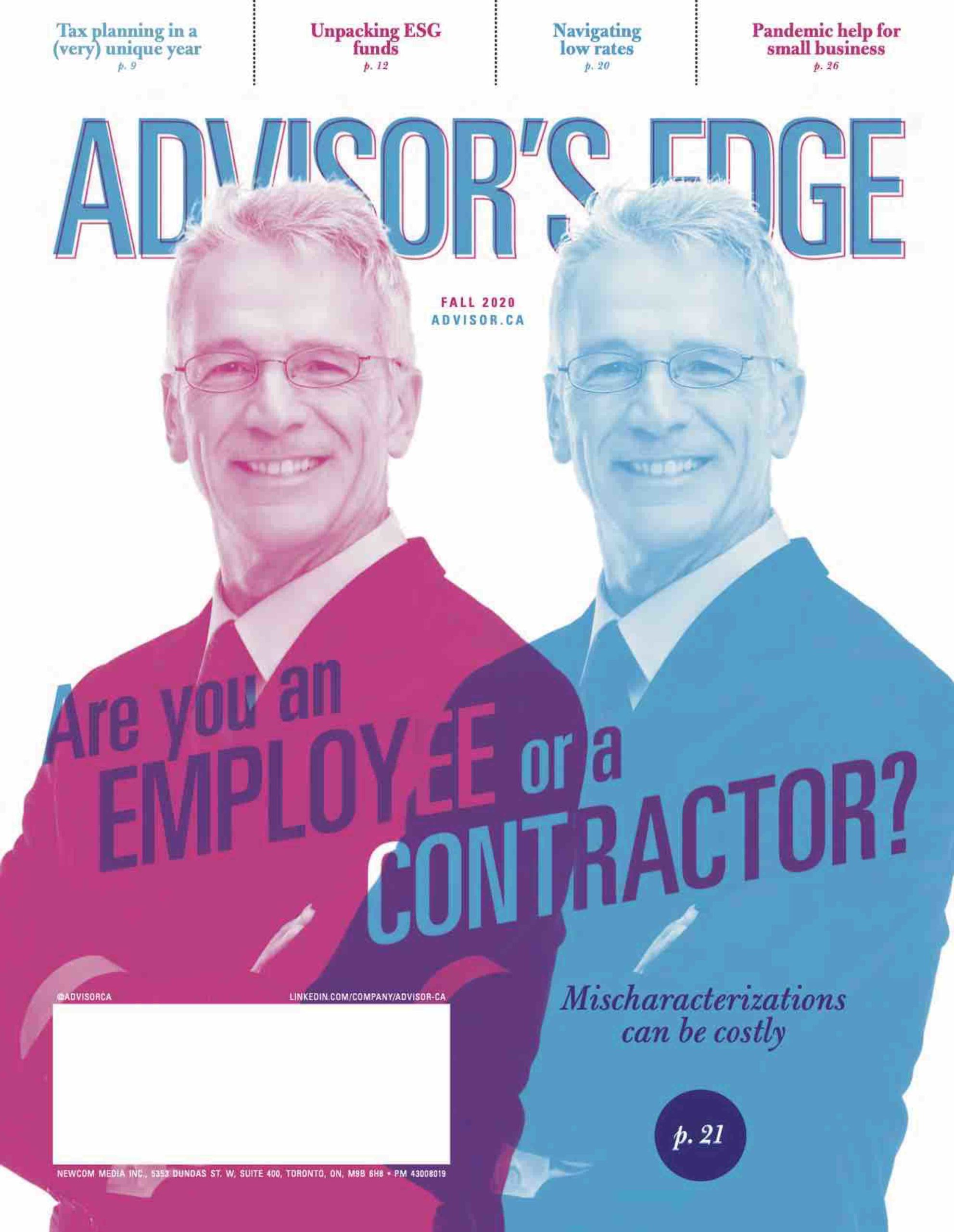 Advisor&rsquo;s Edge – 1 novembre 2020