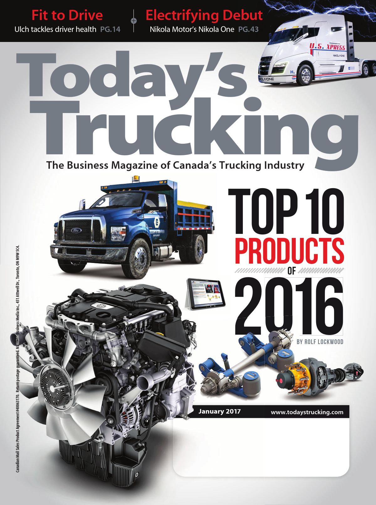 Today&rsquo;s Trucking – 1 janvier 2017