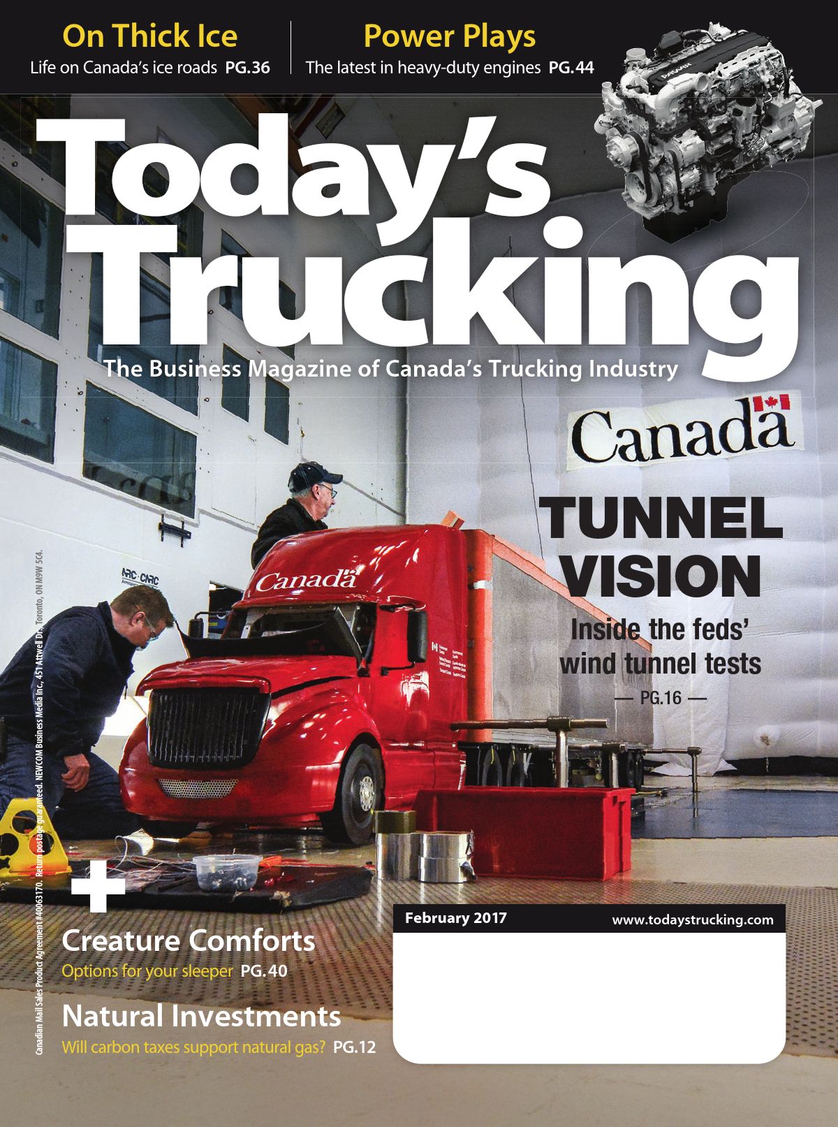 Today&rsquo;s Trucking – 1 février 2017