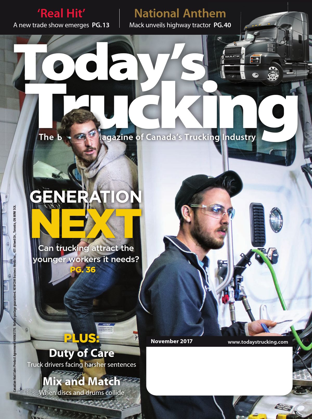 Today&rsquo;s Trucking – 1 novembre 2017