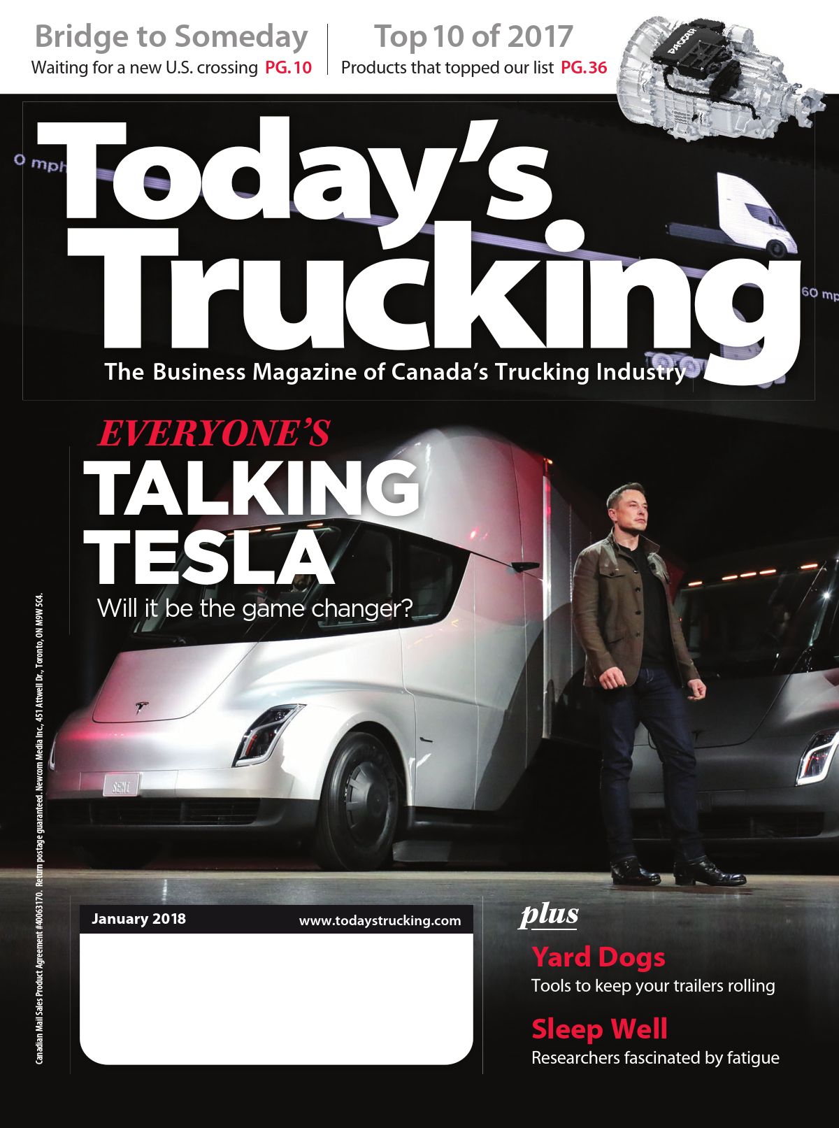 Today&rsquo;s Trucking – 1 janvier 2018