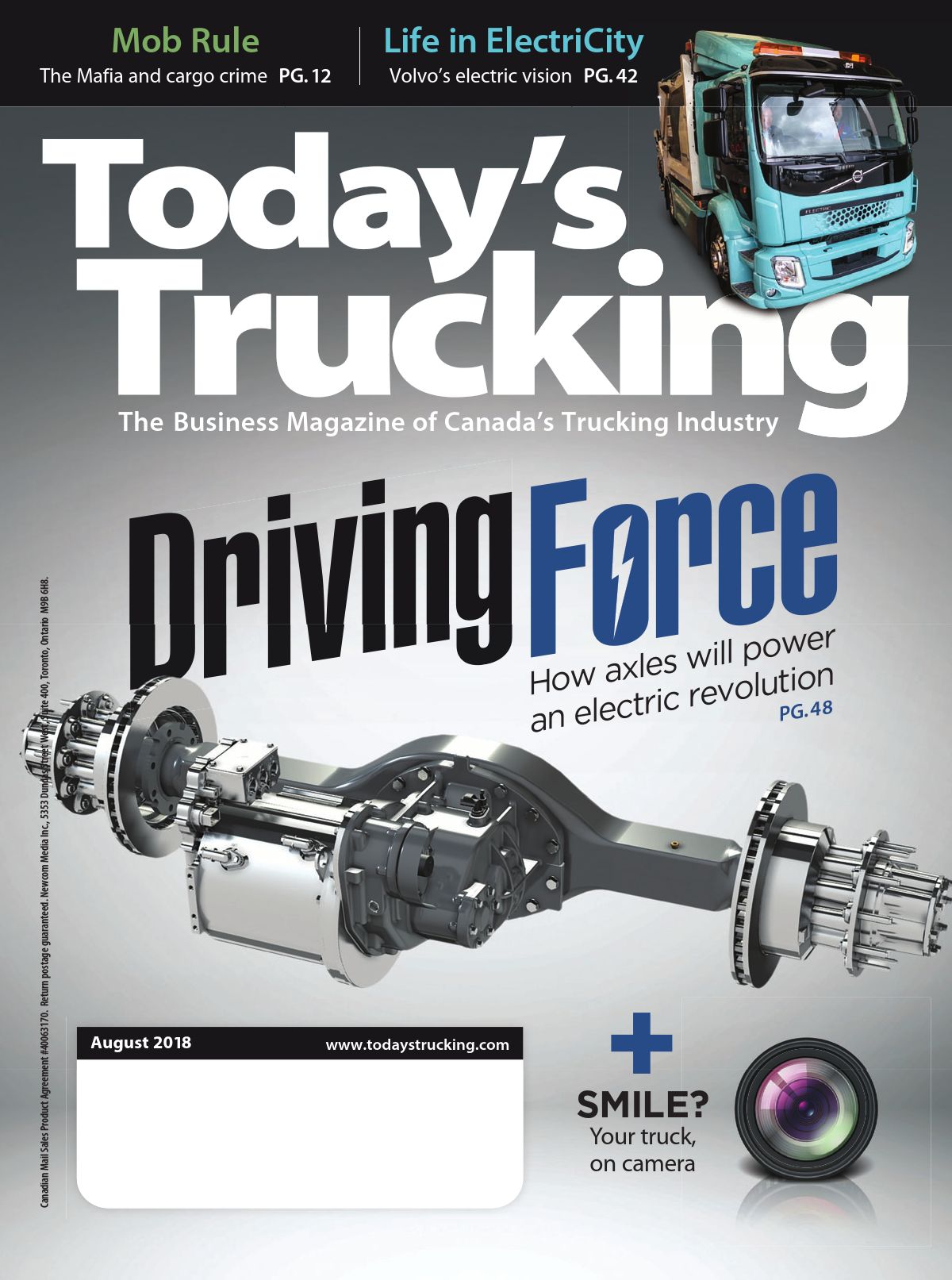 Today&rsquo;s Trucking – 1 août 2018