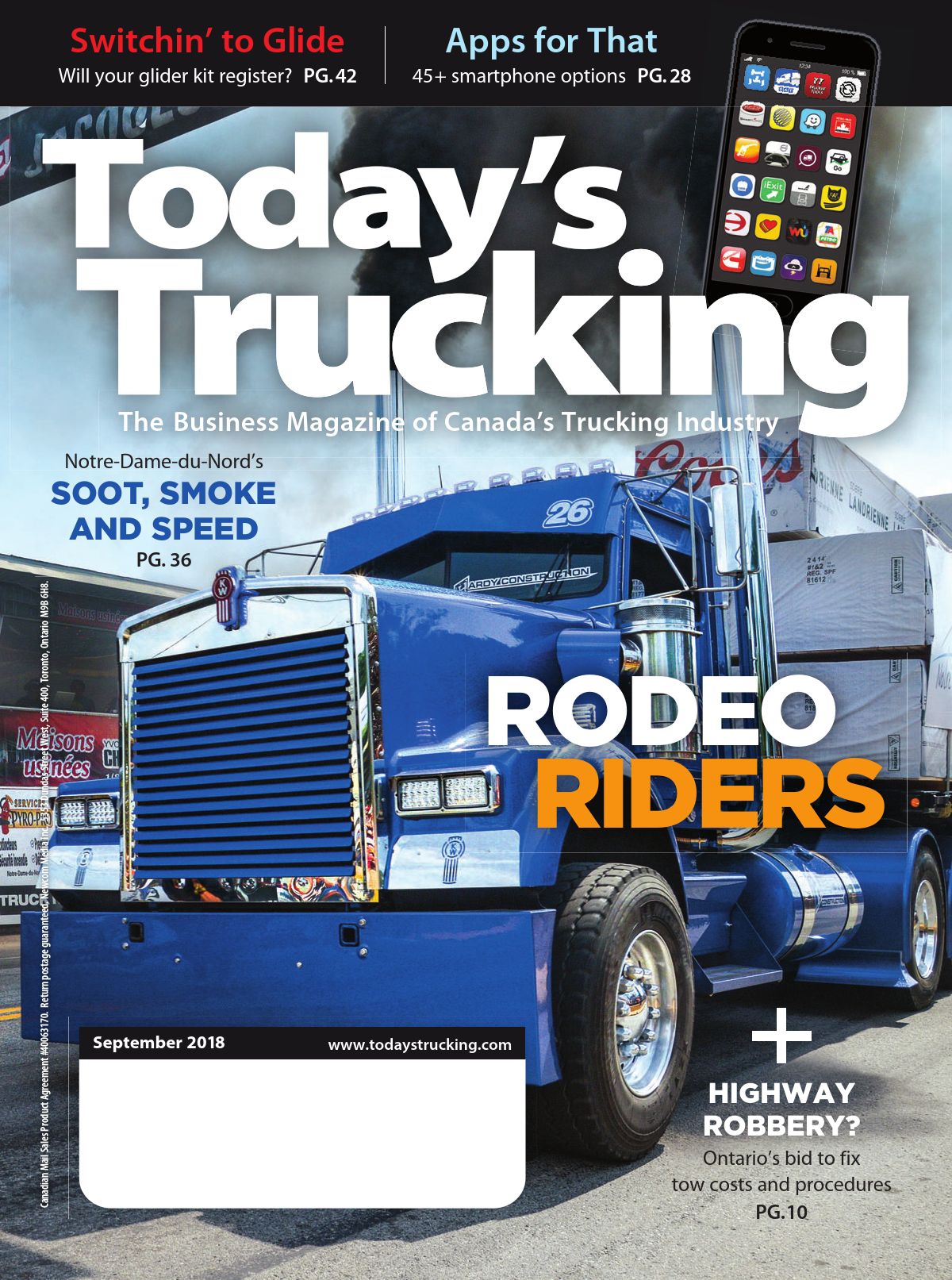 Today&rsquo;s Trucking – 1 septembre 2018
