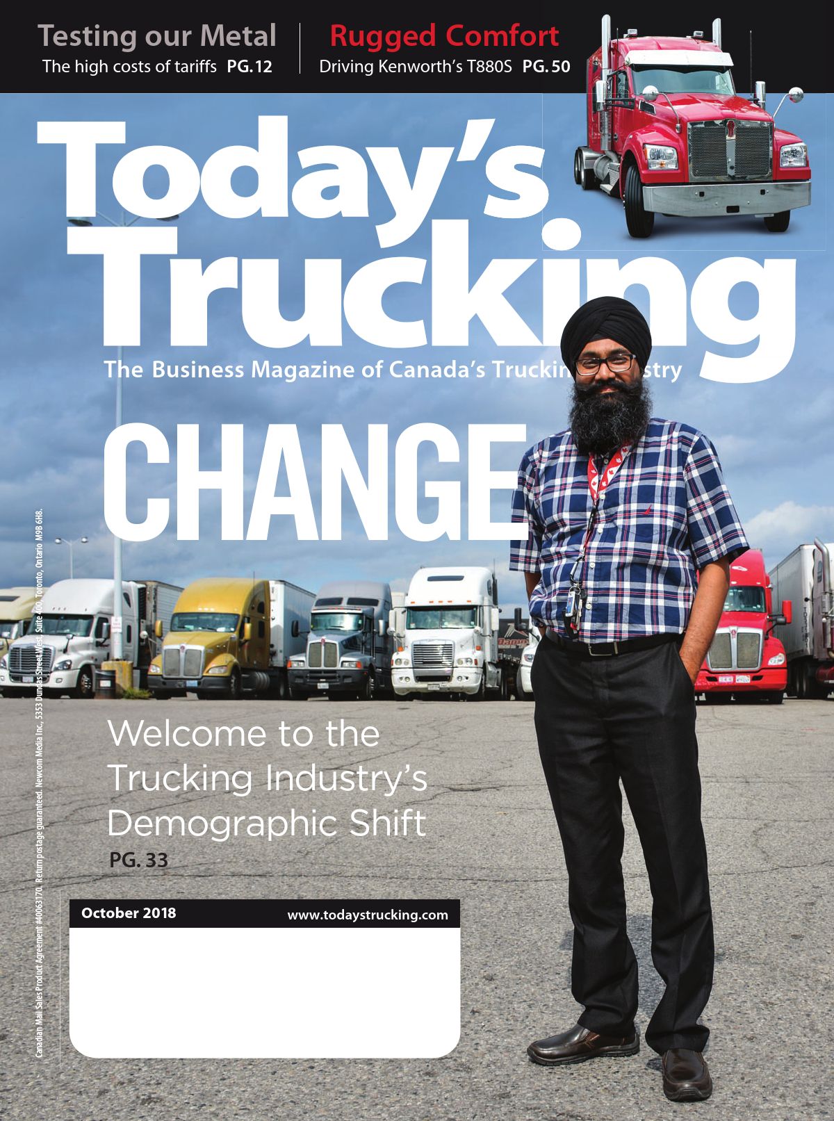 Today&rsquo;s Trucking – 1 octobre 2018