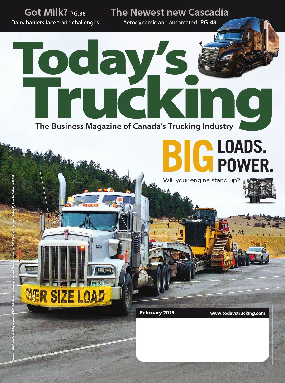 Today&rsquo;s Trucking – 1 février 2019
