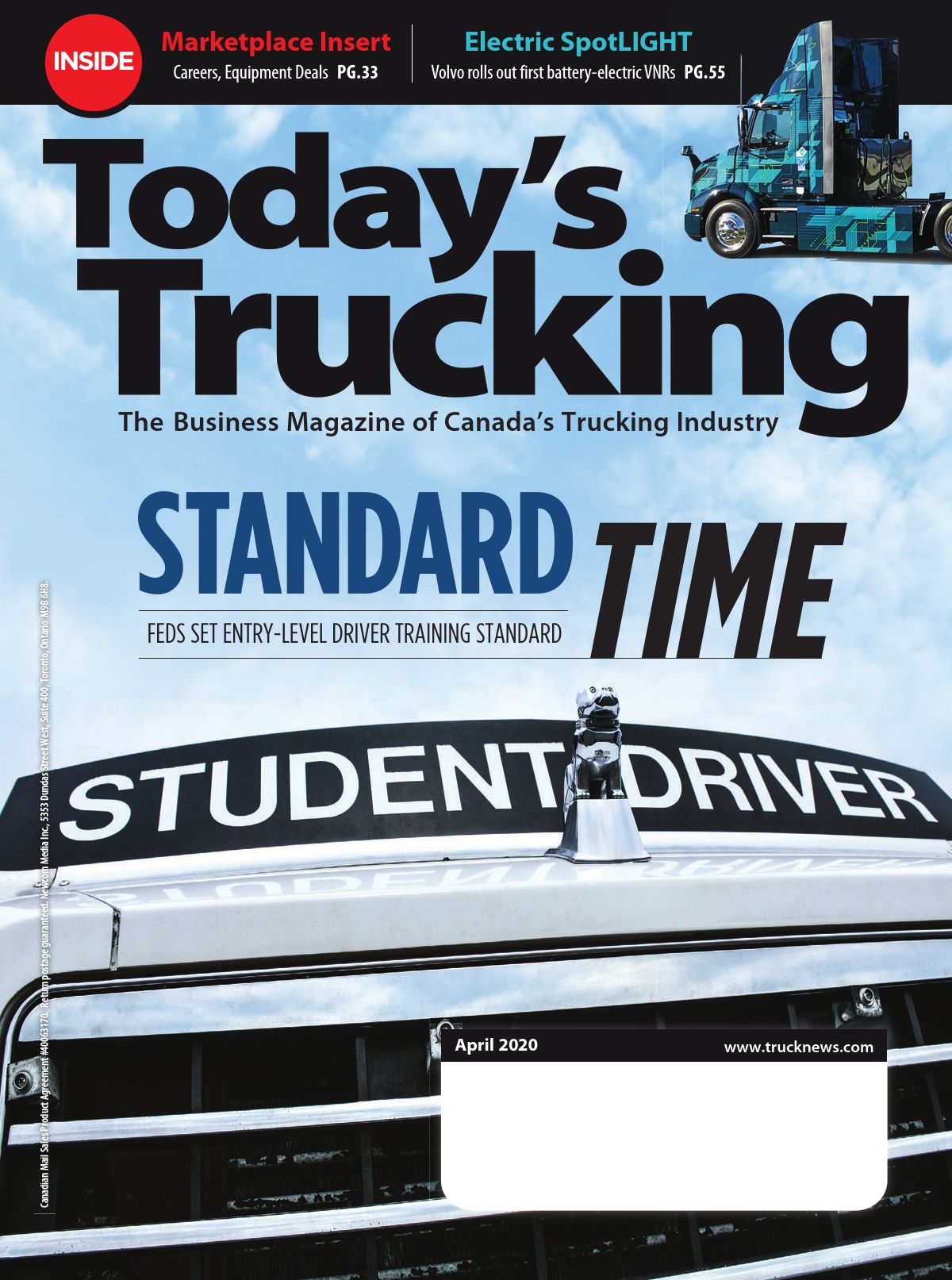 Today&rsquo;s Trucking – 1 avril 2020