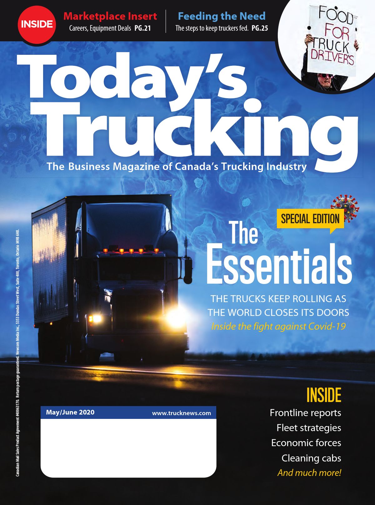 Today&rsquo;s Trucking – 1 mai 2020