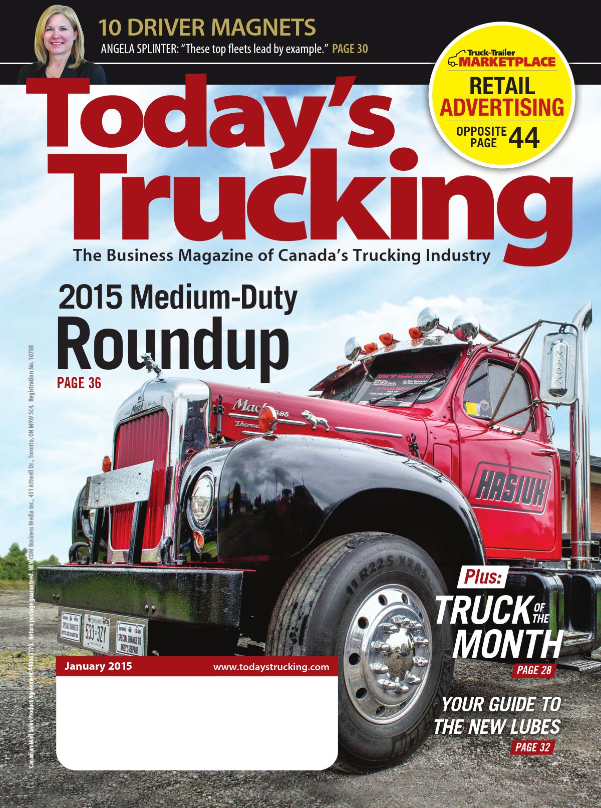 Today&rsquo;s Trucking – January 2015