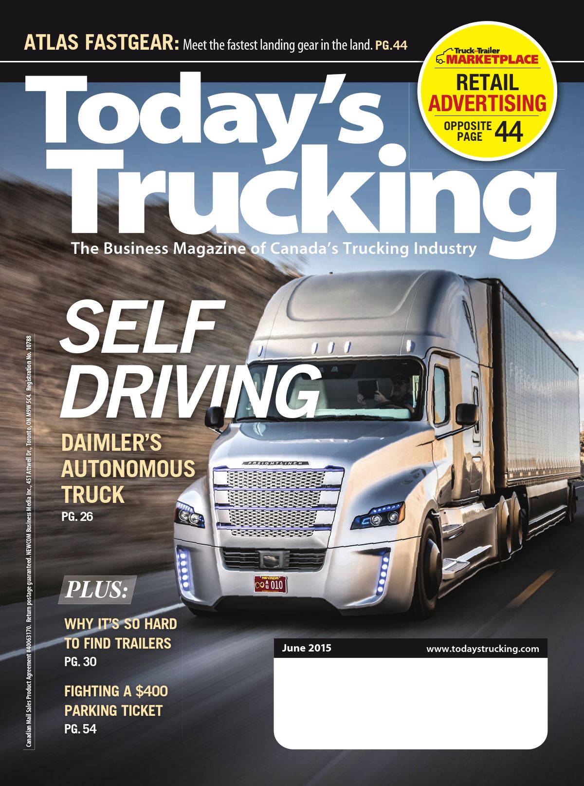 Today&rsquo;s Trucking – June 2015