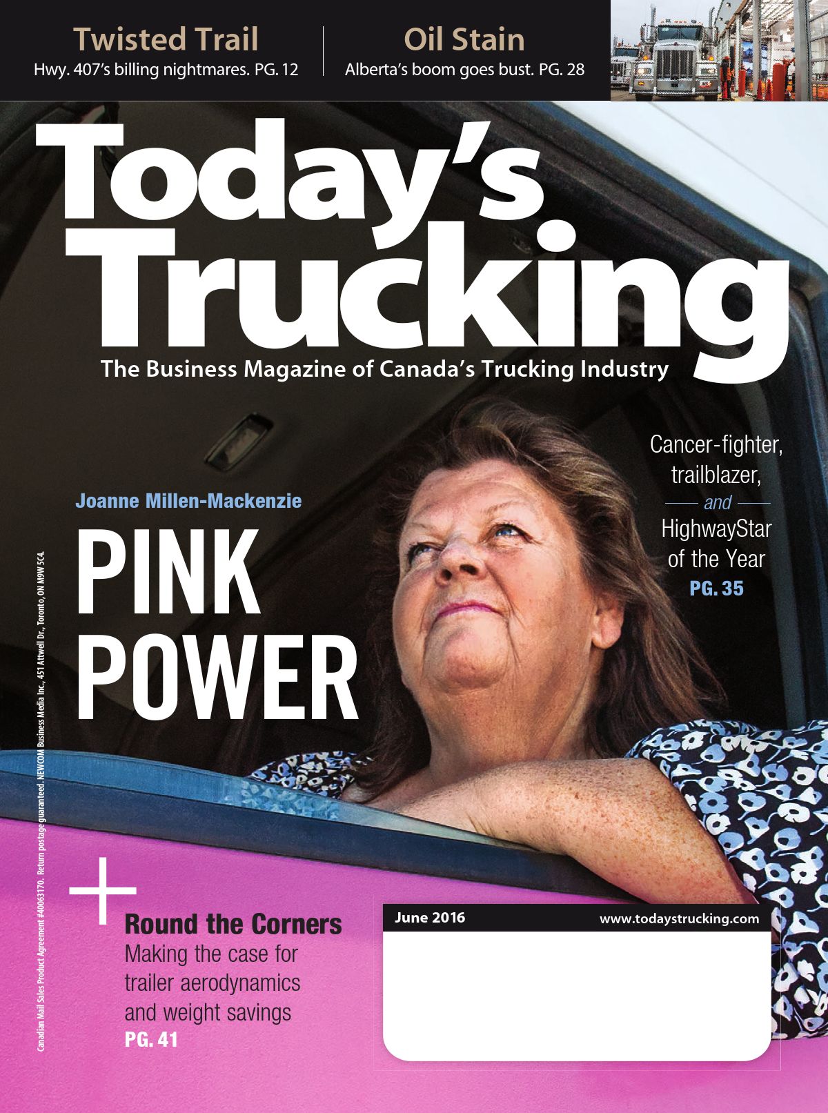Today&rsquo;s Trucking – June 2016