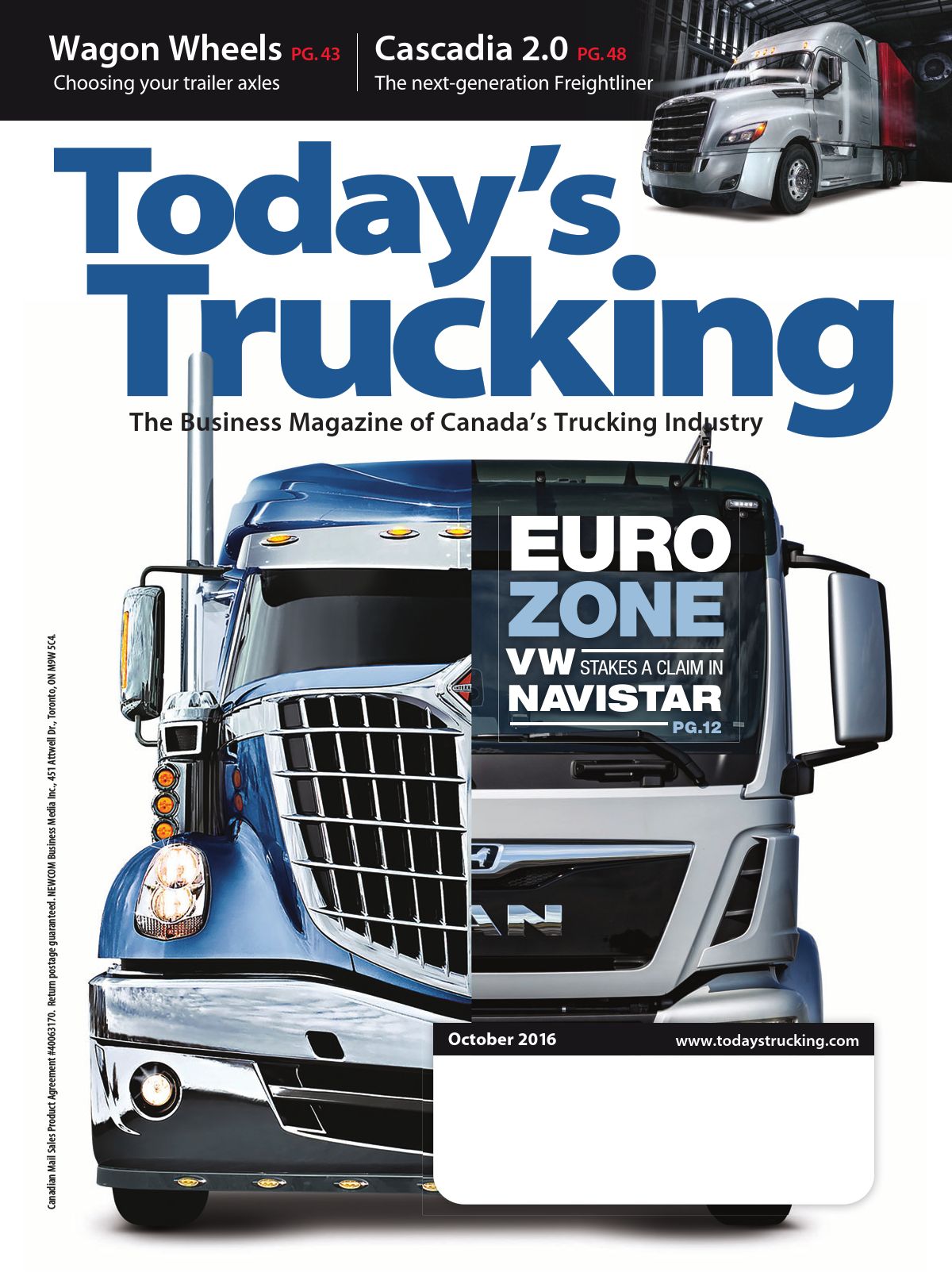 Today&rsquo;s Trucking – October 2016