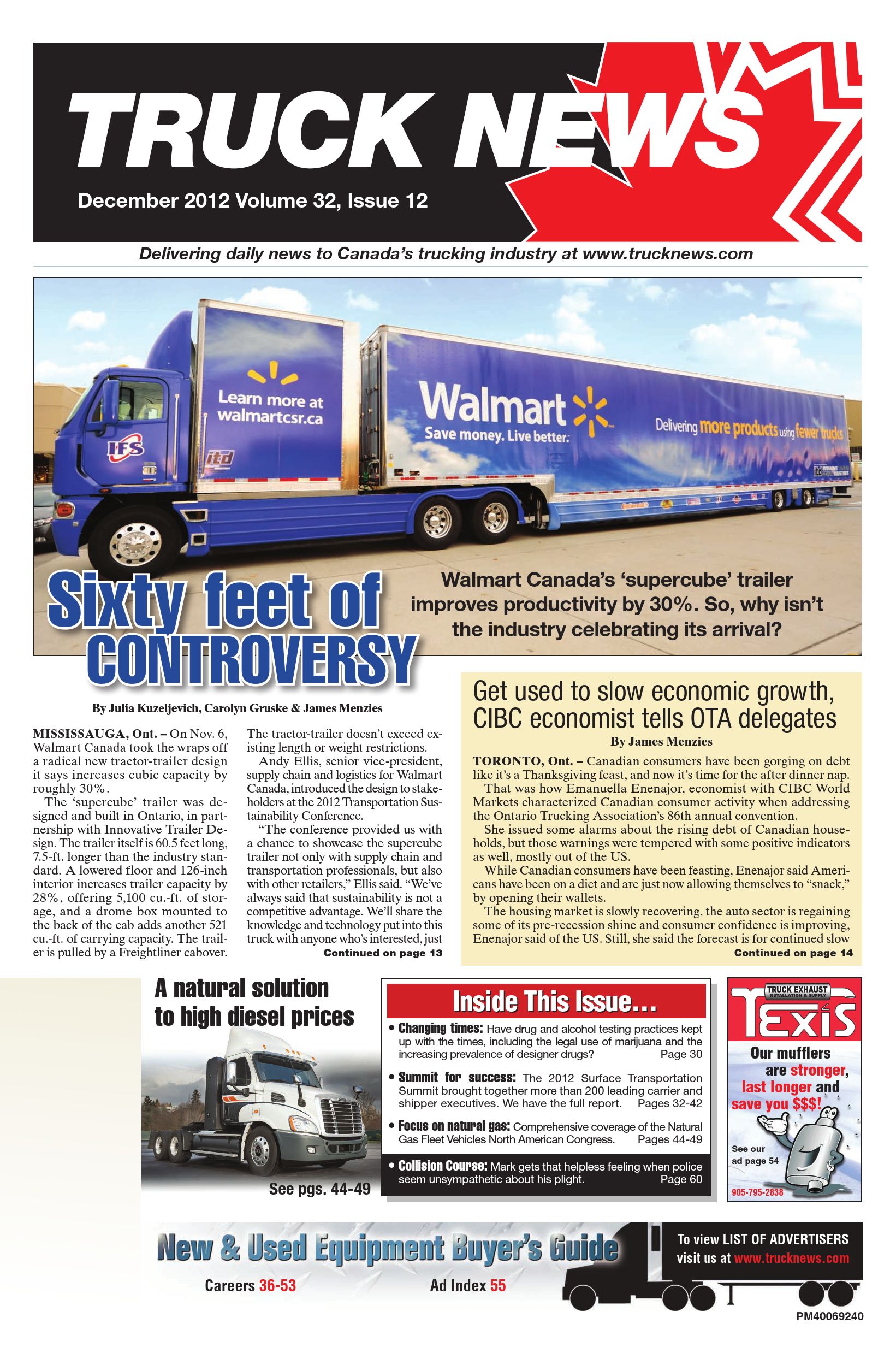 Truck News East – 1 décembre 2012