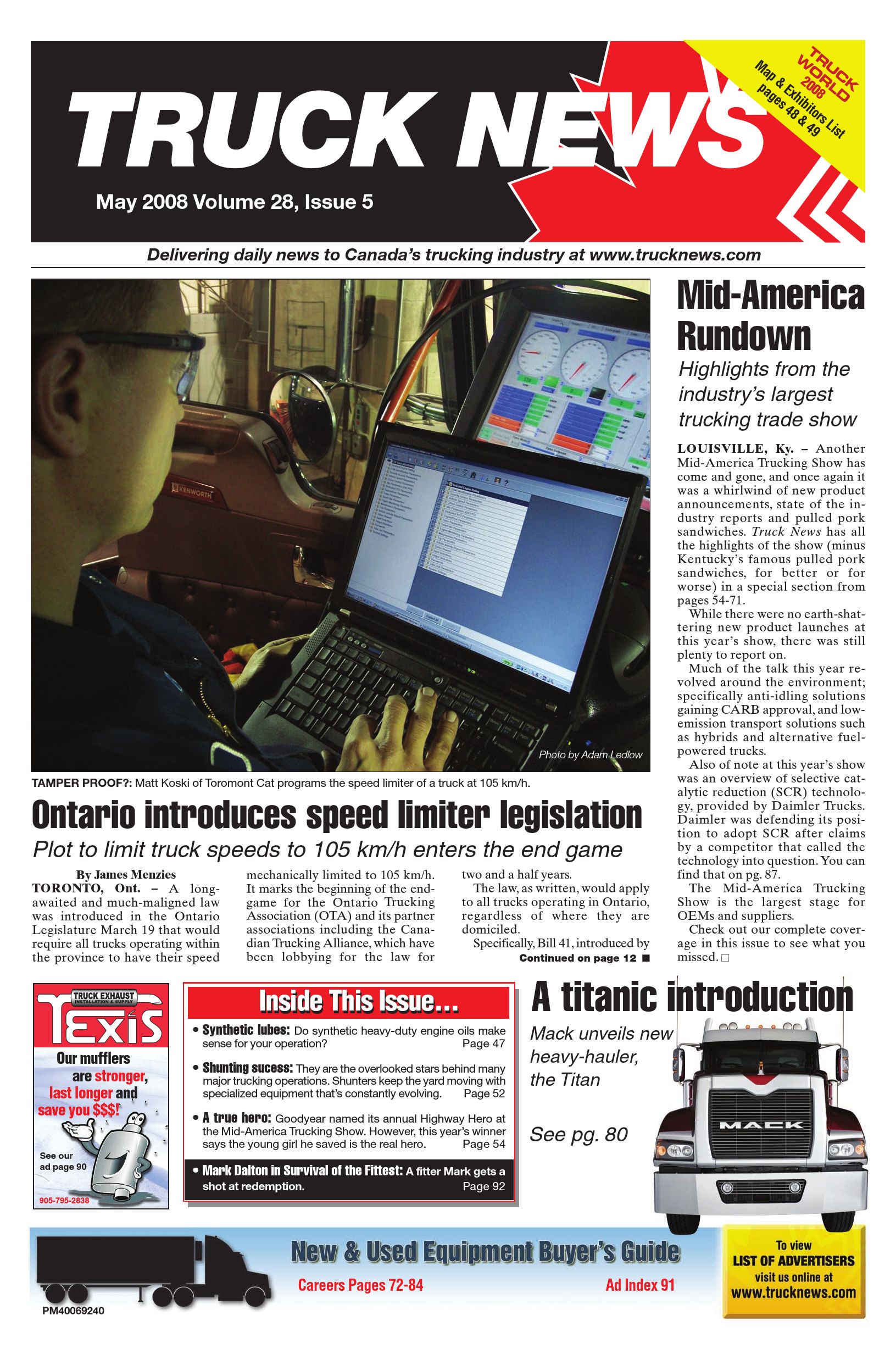 Truck News East – May 2008