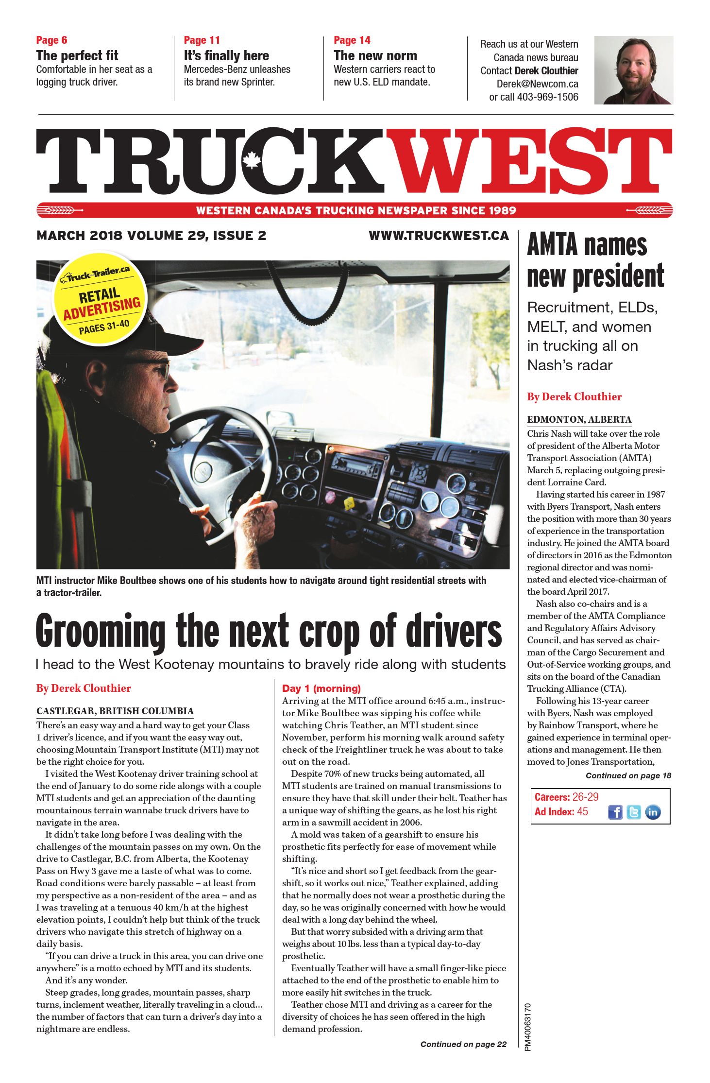 Truck News West – 1 mars 2018