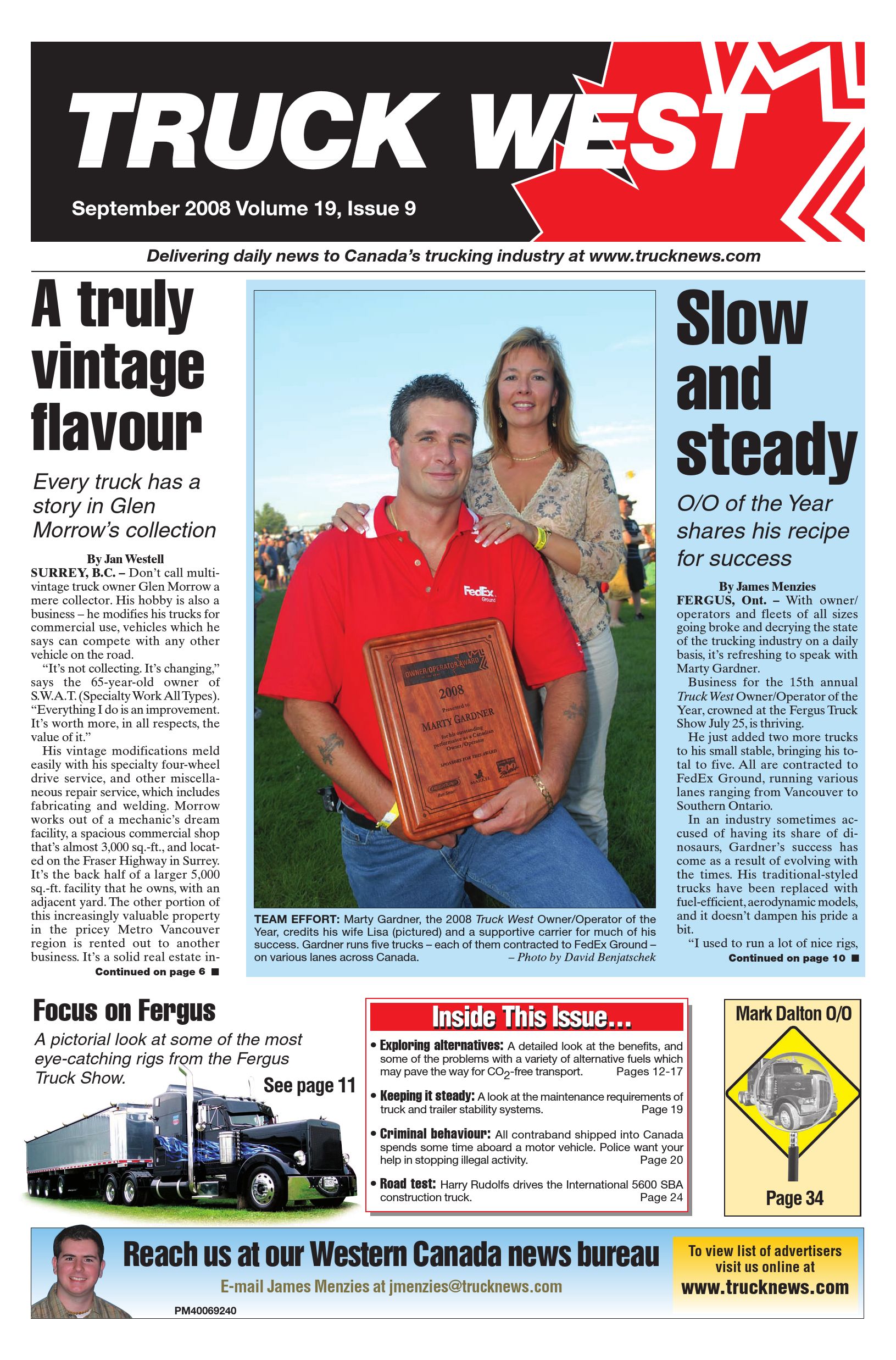 Truck News West – September 2008