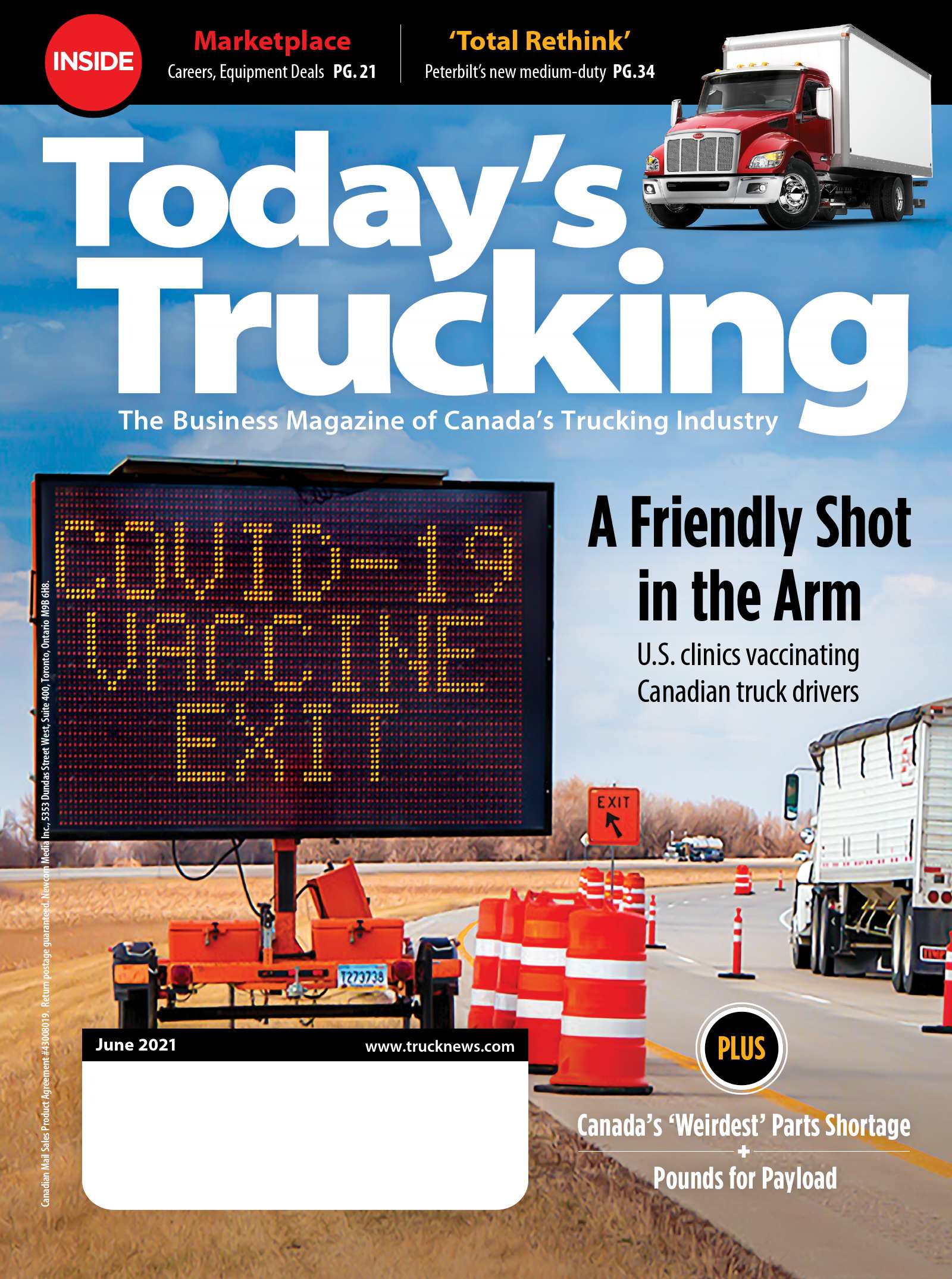 Today&rsquo;s Trucking – 1 juin 2021