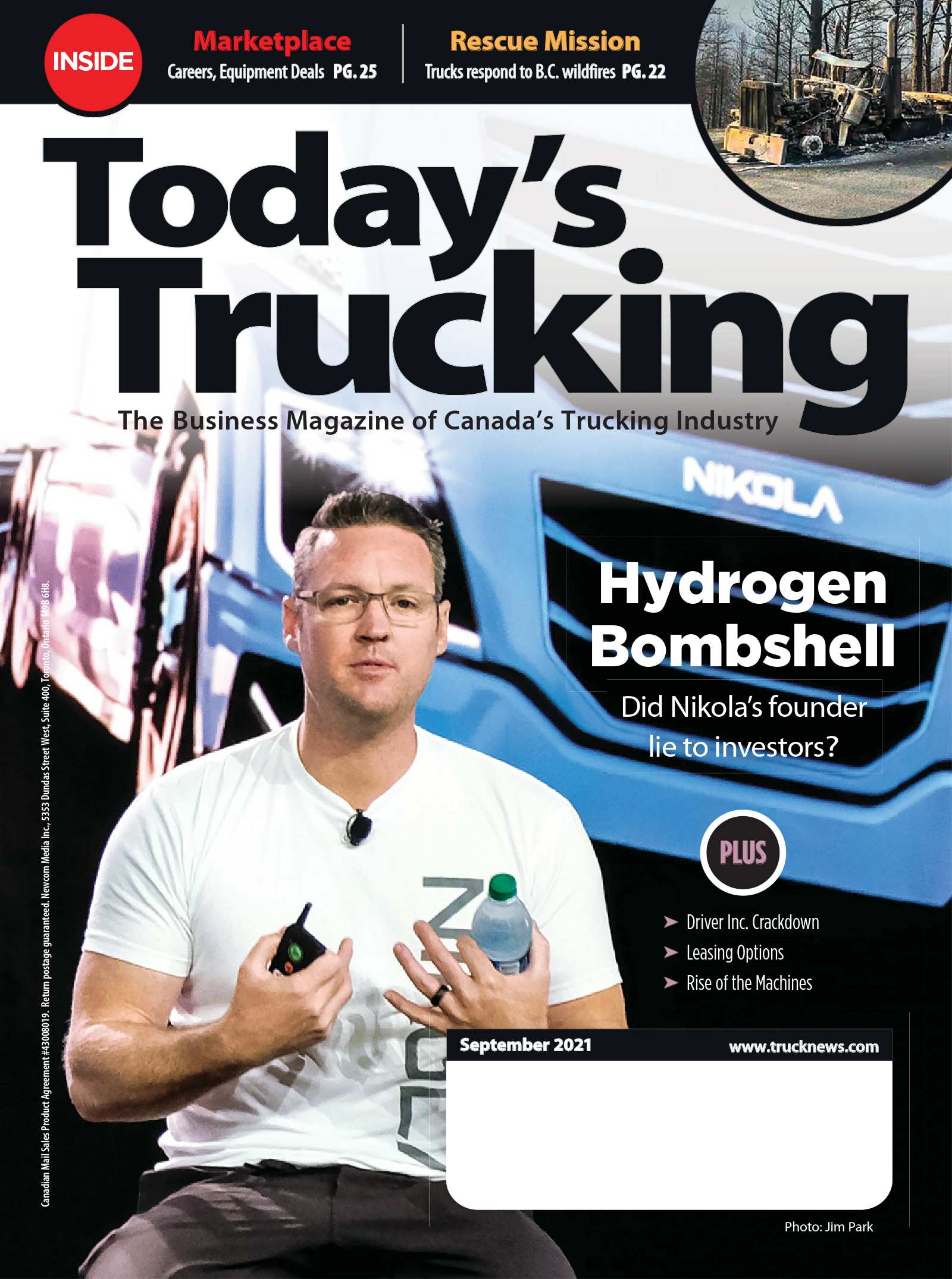 Today&rsquo;s Trucking – 1 septembre 2021